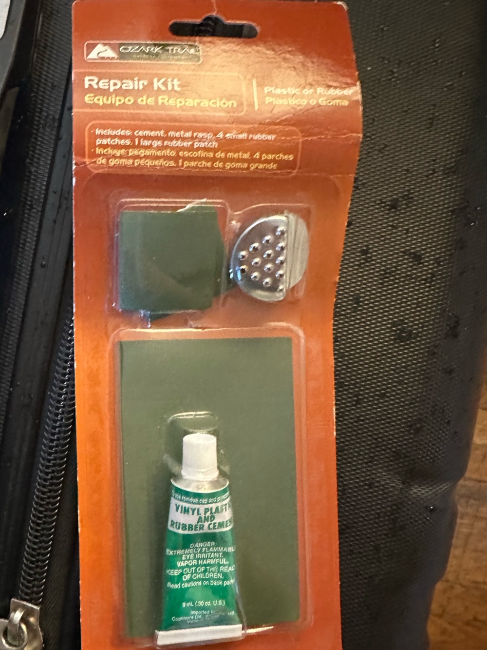 NEW SEALED Ozark Trail Plastic and Rubber Repair Kit